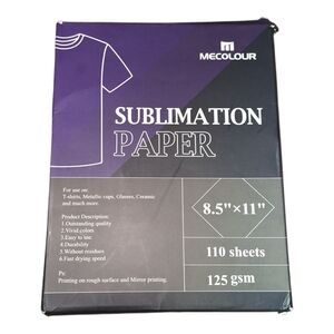 Mecolour Sublimation Paper 8.5x11 110 Sheets